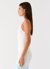 Deep Sea Kiss Top - White