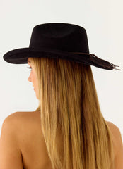 Lone Star Cowboy Hat - Black