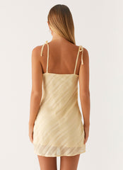 Remy Mini Dress - Yellow