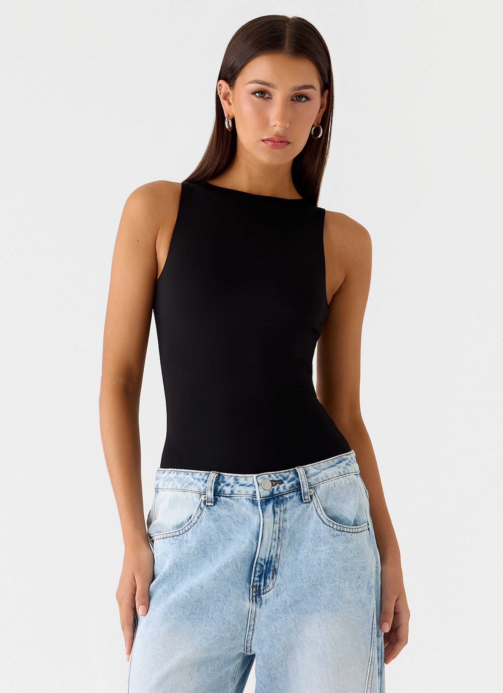 Vincenza Bodysuit - Black